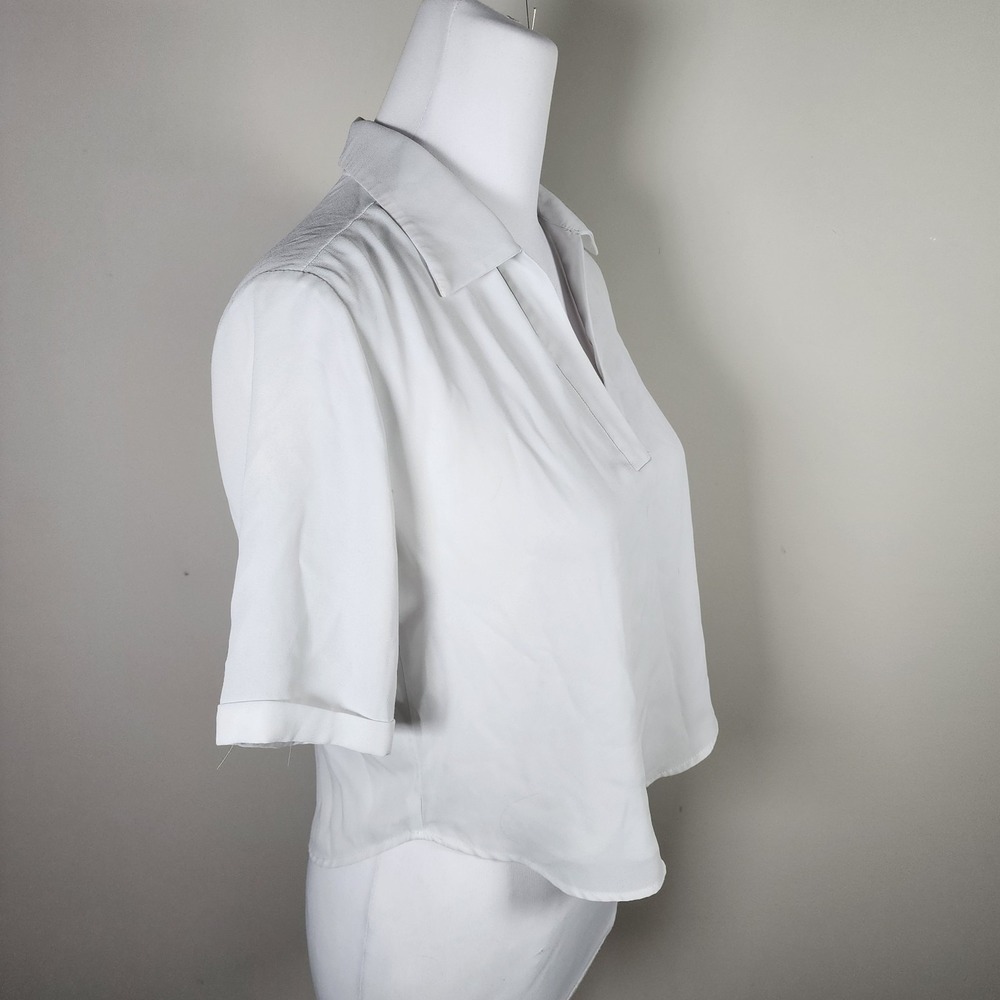 Babiton Aritzia Blouse Womens XS Lightweight Formal Shirt Collared Office‎ Work - Picture 4 of 12